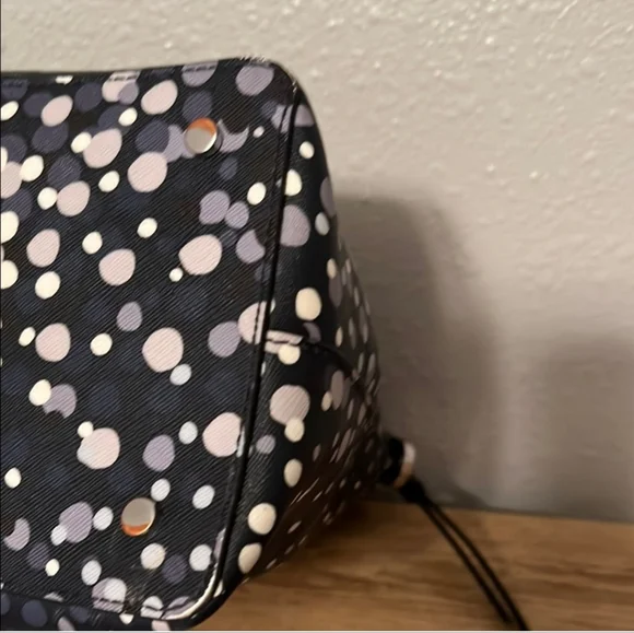 Kate Spade Maize Soiree  Dot Satchel/ Crossbody/ - Picture 5 of 8